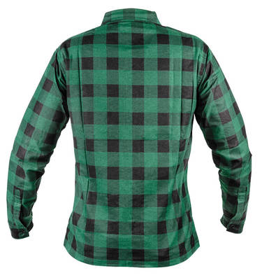 NEO  81-546-L  Flanelová košeľa, zelená, veľkosť L